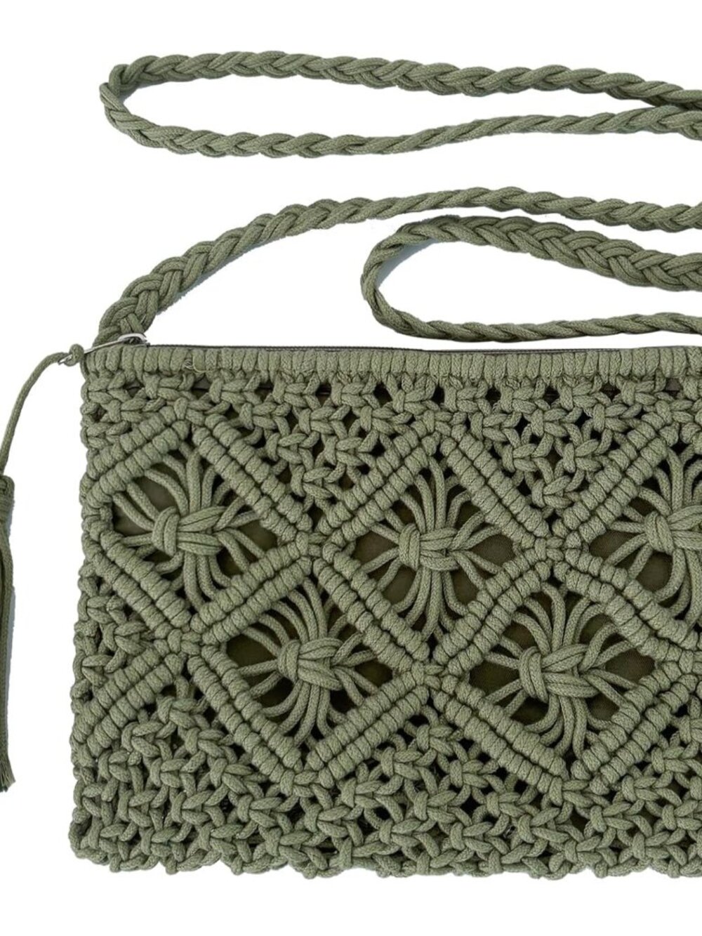 Crochet Purses for Women Handmade Crossbody Bag Cotton Boho Shoulder Purse